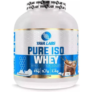 Yava Labs Pure Iso Whey Whey Protein Whey Protein with Flavour Coffee with Ice 2kg
