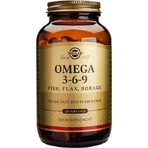 Solgar Omega 3 6 9 Poisson, lin, bourrache 120 softgels non aromatisés
