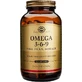 Solgar Omega 3 6 9 Poisson, lin, bourrache 120 softgels non aromatisés