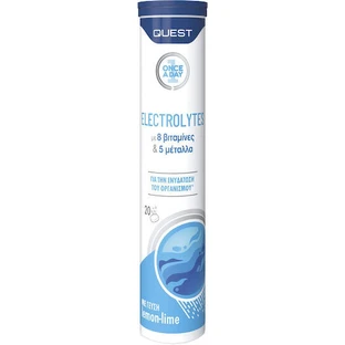 Quest Once A Day Electrolytes Lemon Lime Lime 20 eff 20 tabs