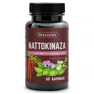 Skoczylas Nattokinase Fermokinase® 2000 FU + monacolin + rutin, 60 capsules