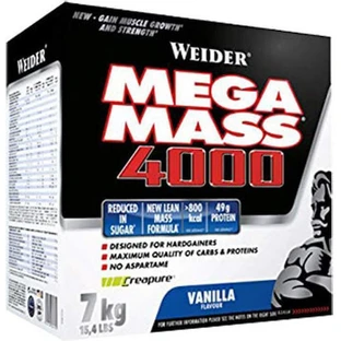 Weider Mega Mass 4000 mit Kreatin & Vanillegeschmack 7kg