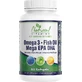 Natürliche Vitamine Omega 3 Fischöl Mega EPA DHA Fischöl 1000mg 60 Weichkapseln Nicht aromatisiert