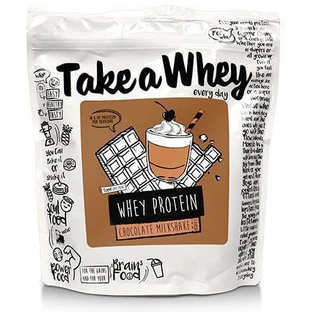 Take a Whey Mezcla de proteínas de suero de leche con sabor a batido de chocolate Take-a-Whey 900gr