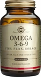 Solgar Omega 3 6 9 Vis, Vlas, Borage 60 softgels Niet-gearomatiseerd