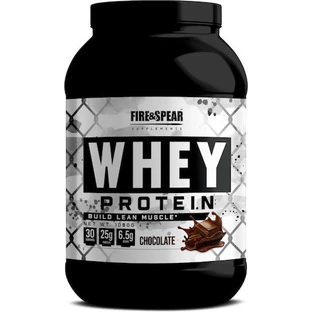 Fire & Spear Whey Protein Whey Protein Whey Protein Gluten Free with Chocolate Flavor 1kg