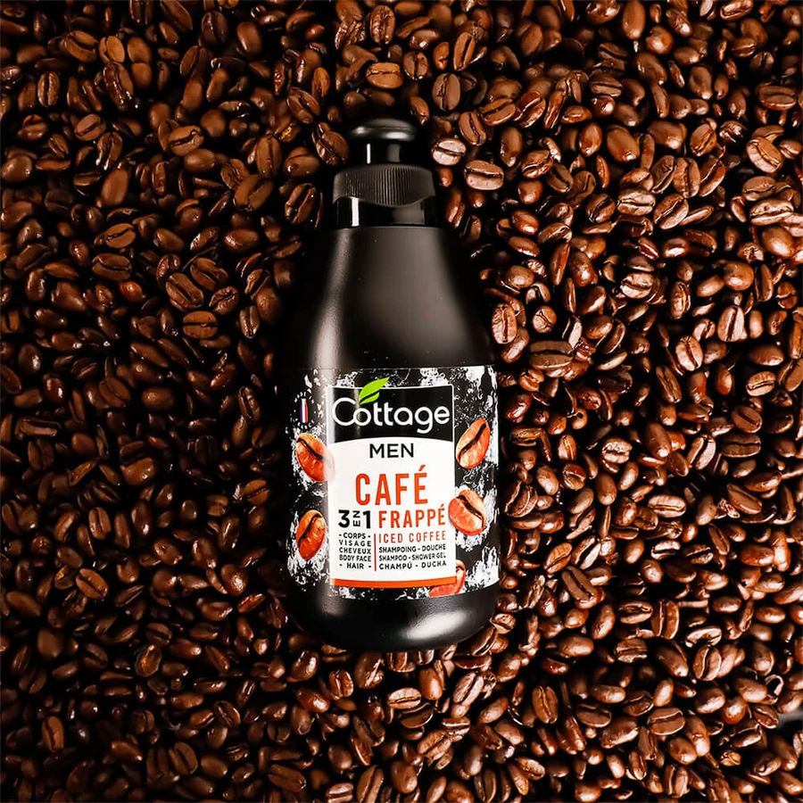 Shampoo und Duschgel für Männer Cafe Frappe, 250 ml, Cottage