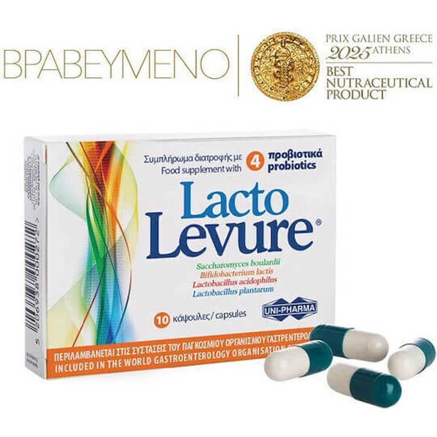 UNI-PHARMA Lacto Yeast Probiotics 10 caps