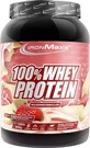 IronMaxx 100% Whey Protein Proteína de suero de leche con sabor Chocolate blanco-Fresa 900gr
