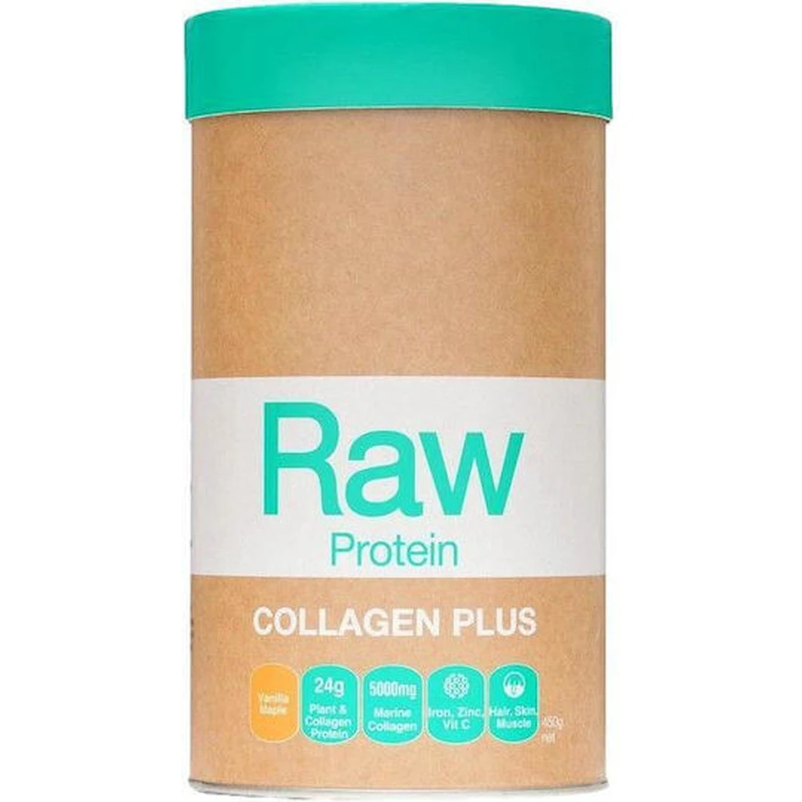 Amazonia Raw Protein Collagen Plus Gluten & Lactose Free with Vanilla/maple flavor 450gr