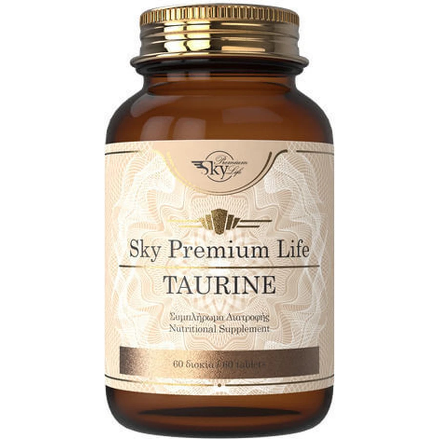 Sky Premium Life Taurine 600mg 60 tabletten niet gearomatiseerd