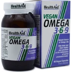 Health Aid Vegan Omega 3 6 9 Suitable for Children 60 veget capsules Unflavoured