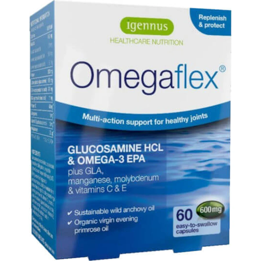 iGennus Omegaflex Fish Oil Glucosamine HCL and Omega-3 EPA