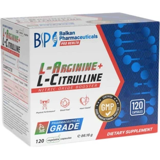 Balkan Pharmaceuticals L-Arginin + L-Citrullin 120 Kapseln