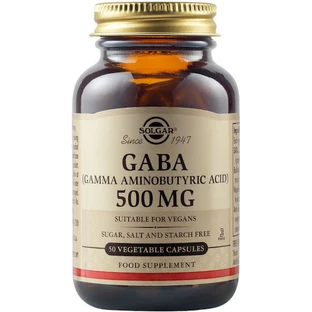 Solgar Gaba 50 Capsules à base de plantes non aromatisées