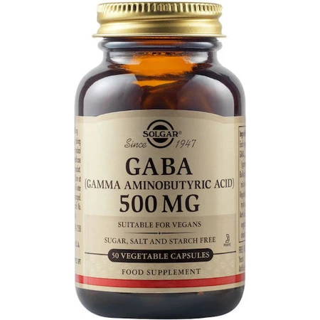 Solgar Gaba 50 Capsules à base de plantes non aromatisées