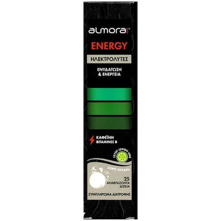 almora PLUS® ENERGY Electrolytes for Energy & Body Hydration Lemon 25 tabs eff