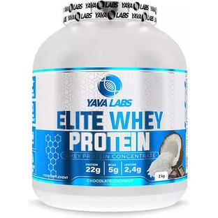 Yava Labs Elite Wei-eiwit Wei-eiwit met chocolade-kokossmaak 2kg