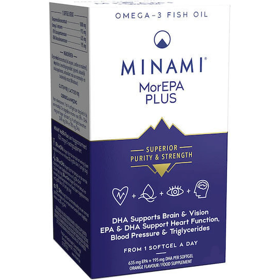 Minami MorEPA Plus Fish Oil 30 softgels Orange