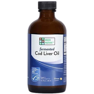 Green Pasture Levertraan 180ml Sinaasappel