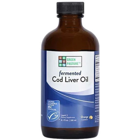 Green Pasture Levertraan 180ml Sinaasappel