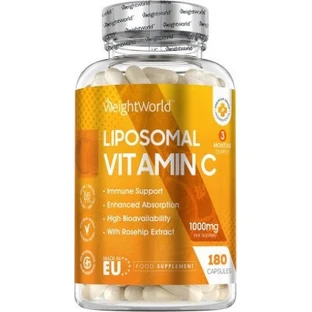 WeightWorld Liposomale Vitamine C voor immuunondersteuning, huid en antioxidantwerking 1000mg 180 caps