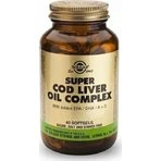 Solgar Super Cod Liver Oil Complex with Added EPA/DHA, A & D Cod Liver Oil 60 softgels Unflavoured