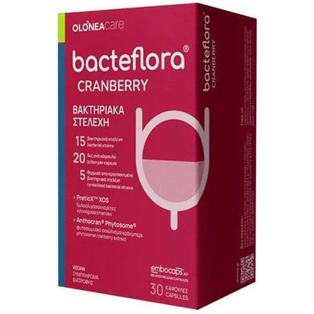 Olonea BacteFlora Cranberry Probiotikum 30 pflanzliche Kapseln