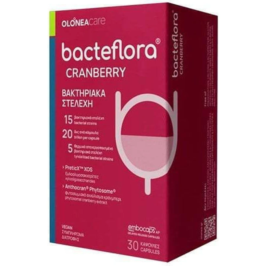 Olonea BacteFlora Cranberry Probiotikum 30 pflanzliche Kapseln