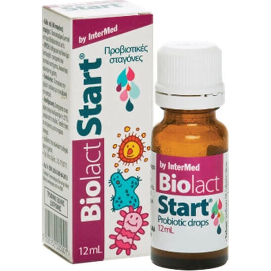InterMed Biolact Start Probiotiques pour enfants et bébés 12ml