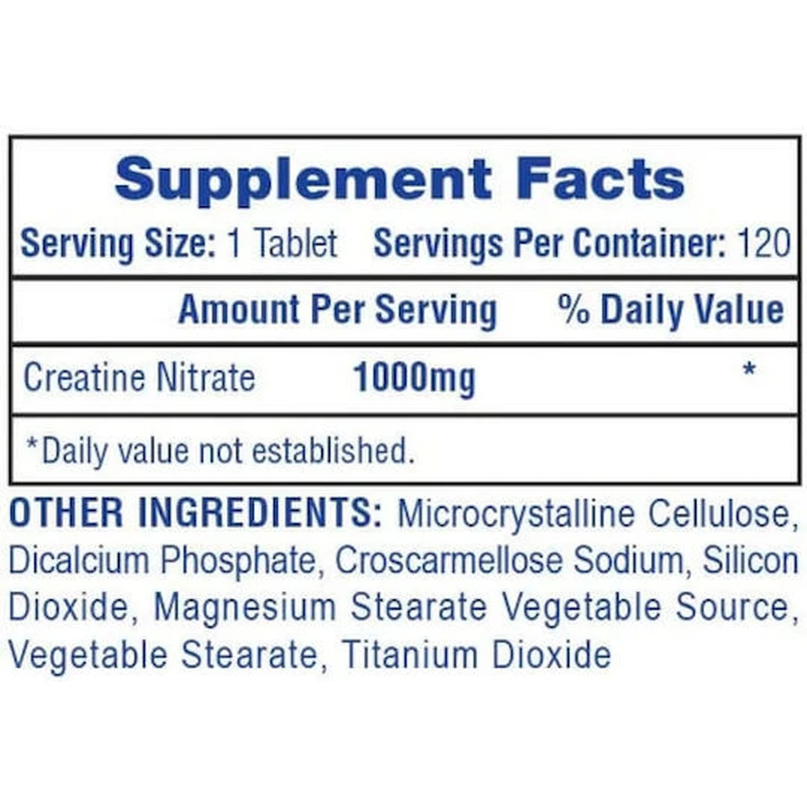 Hi-Tech Pharmaceuticals Nitrate 1000mg 120 capsules