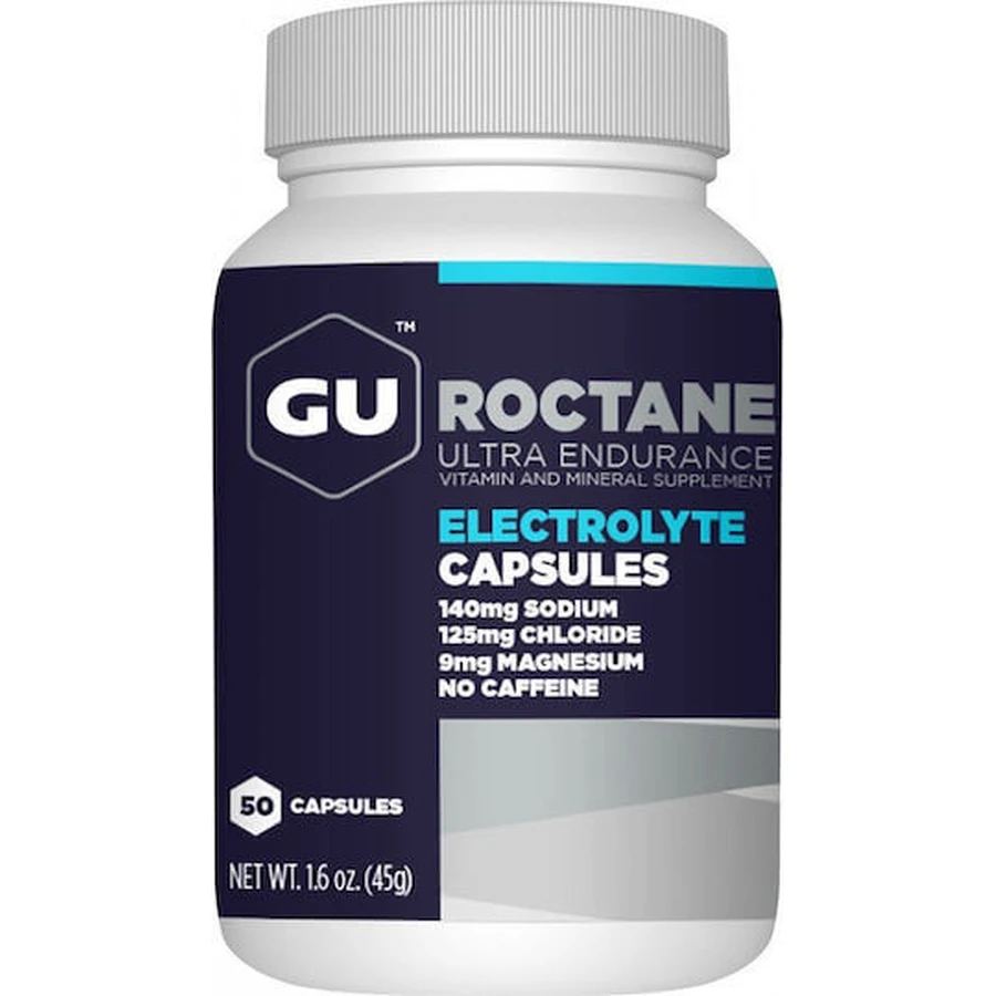 GU Roctane Ultra Endurance Elektrolyt Niet-gearomatiseerd 50 caps