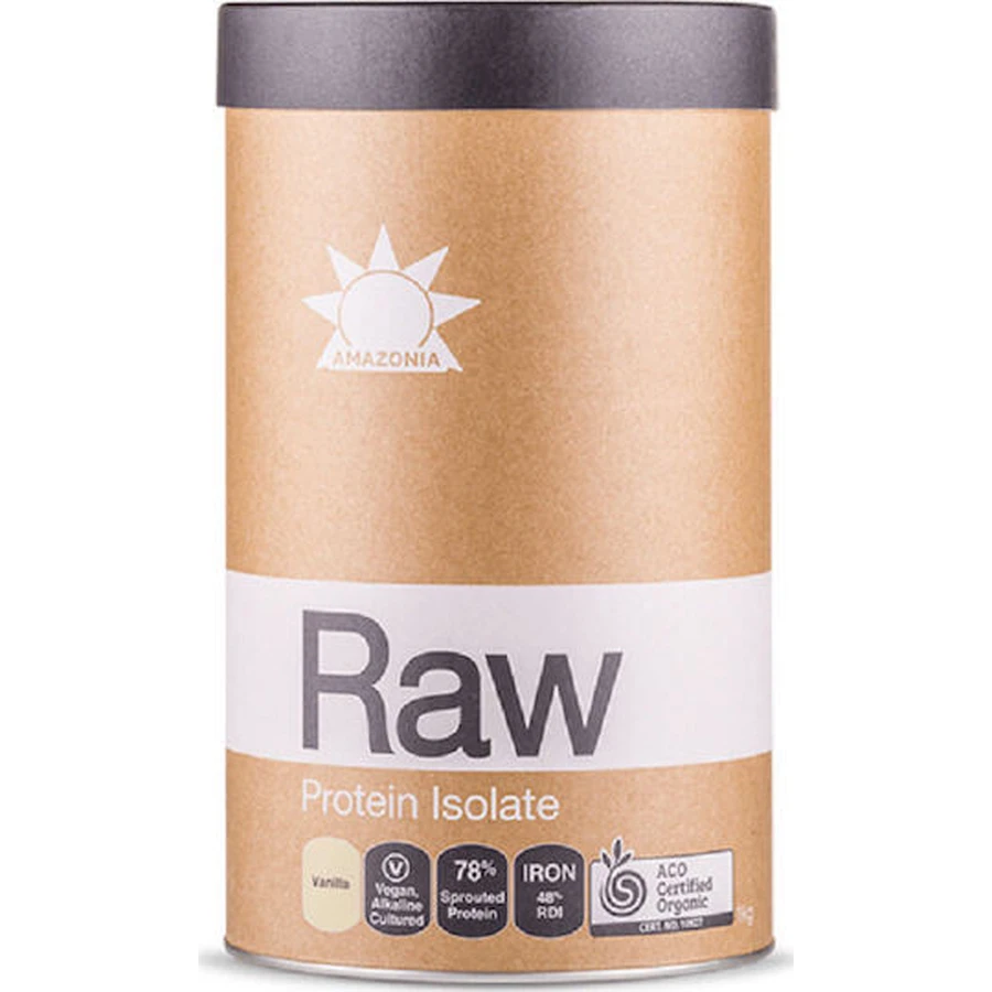 Amazonia Rauw Eiwitisolaat Biologisch Gluten- & Lactosevrij met Vanillesmaak 1kg