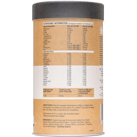 Amazonia Rauw Eiwitisolaat Biologisch Gluten- & Lactosevrij met Vanillesmaak 1kg