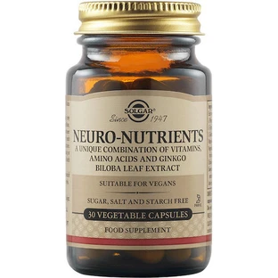 Solgar Neuro Nutrients 30 gélules à base de plantes non aromatisées