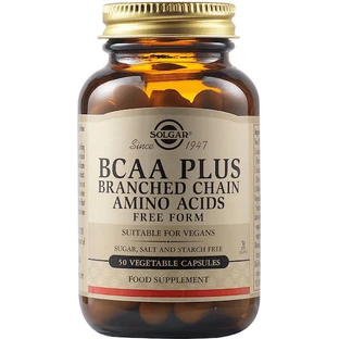 Solgar BCAA Plus 50 pflanzliche Kapseln ohne Geschmacksverstärker