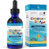 Nordic Naturals Kinder DHA Xtra Fischöl Geeignet für Kinder 880mg 60ml Heidelbeere
