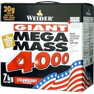 Weider Giant Mega Mass 4000 with Creatine & Strawberry Flavor 7kg