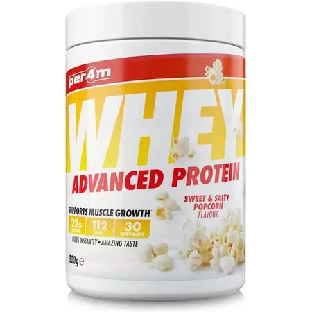 Per4m Whey Advanced Whey Protein with Flavor Sweet Salty Popcorn 900gr