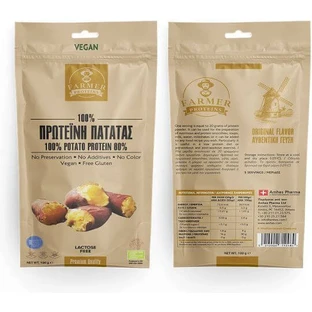 Farmer Proteins 100% Gluten & Lactose Free Potato Protein 100gr