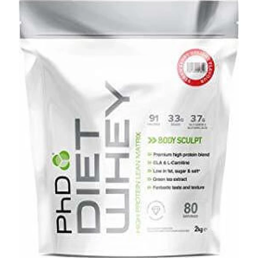 PhD Dieet Wei Body Sculpt Wei-eiwit met Aardbeiensmaak 2kg