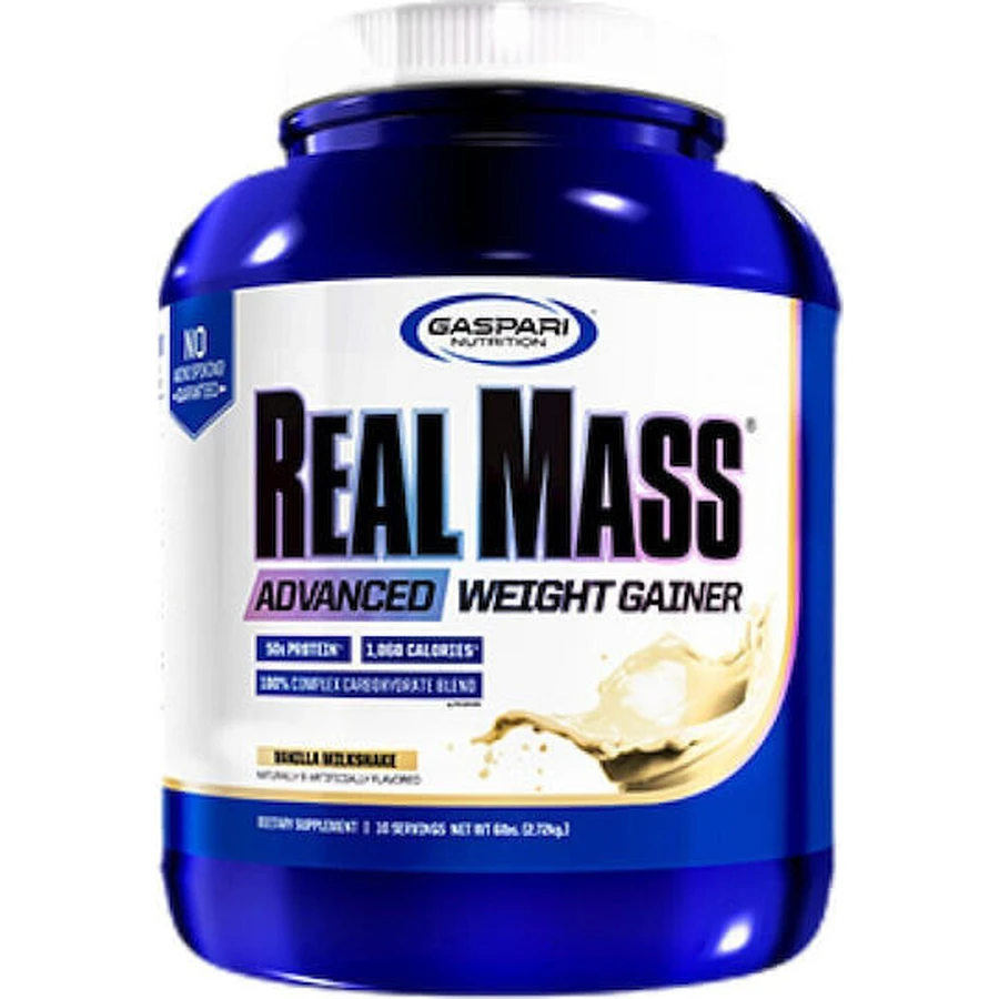 Gaspari Nutrition Real Mass Probiotic Series [2720 Grams] Vanilla