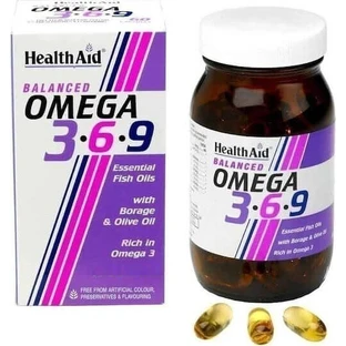 Health Aid Balanced Omega 3 6 9 90 softgels Unflavoured