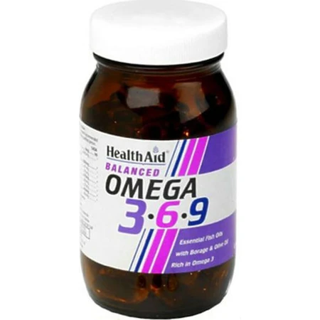 Health Aid Balanced Omega 3 6 9 90 softgels Unflavoured