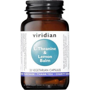 Viridian L-Teanina y Toronjil 30 Cápsulas