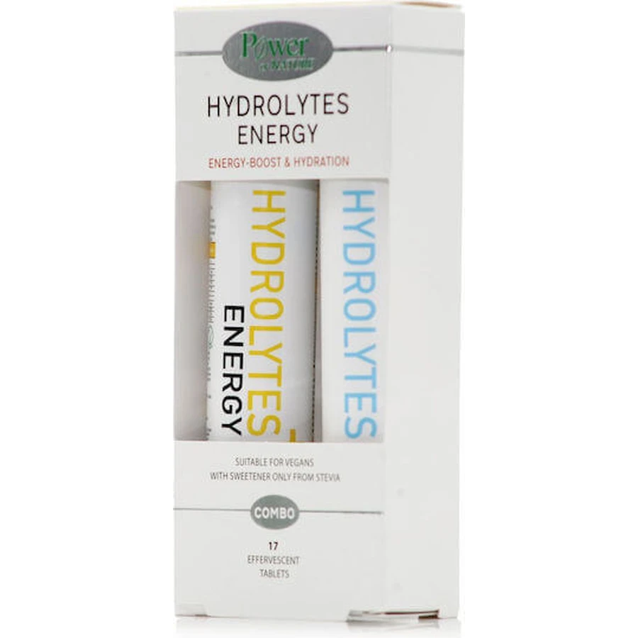 Power Of Nature Hidrolitos Plus Energía 20 comprimidos efervescentes & Hidrolitos 20 comprimidos efervescentes 2x10 comprimidos efervescentes