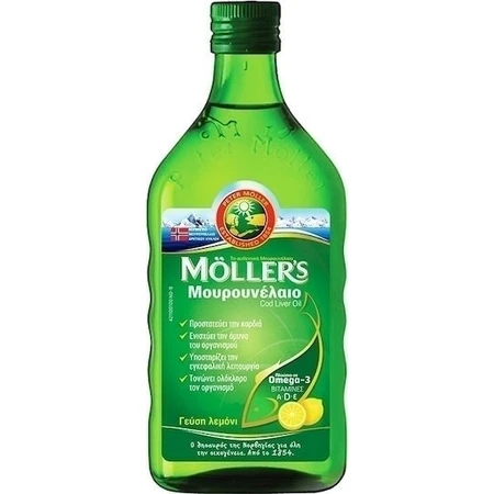 Moller's Cod Liver Oil Suitable for Children 250ml Lemon