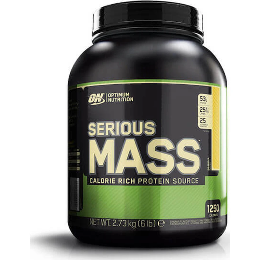 Optimum Nutrition Serious Mass Whey Protein mit Kreatin & Geschmacksrichtung Schoko-Erdnussbutter 2.73kg