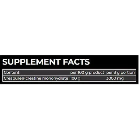 Nano Supps Creatine Monohydrate Unflavoured 500gr