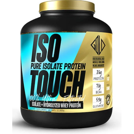 GoldTouch Nutrition Iso Touch 86% Whey Protein Gluten Free with Chocolate Flavour 2kg